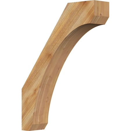 Ekena Millwork 6"W x 26"D x 34"H Legacy Rough Sawn Knee Brace, Western Red Cedar BRC06X26X34LEC00RWR